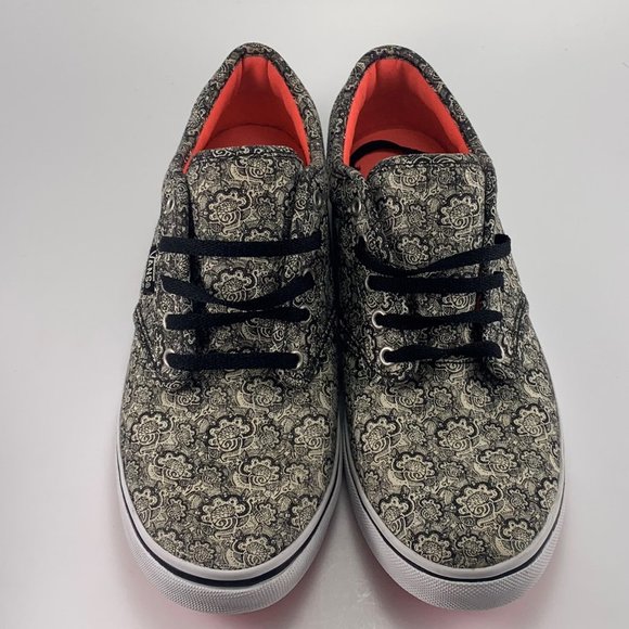 Vans Atwood (TBR4R) Paisley Print Shoes Henna Black (VN-0U4IAYQ) Size 7 Women's - Picture 8 of 10